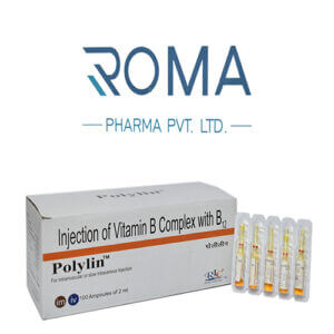 Injection of Vitamin B Complex with B - Polylin